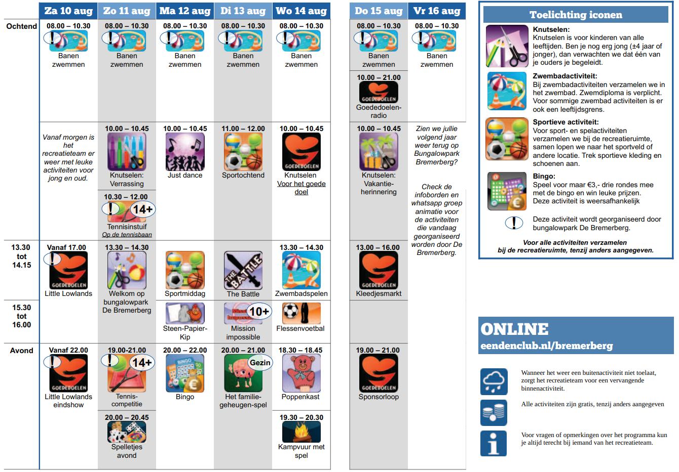 Week 4 - programma