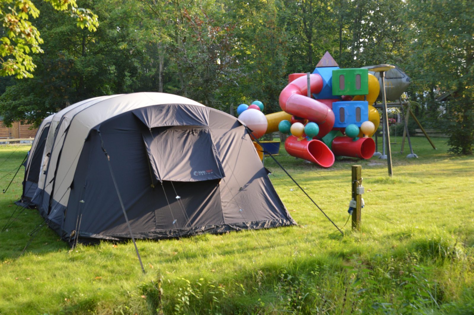 Camping land uit zee, camping terrein