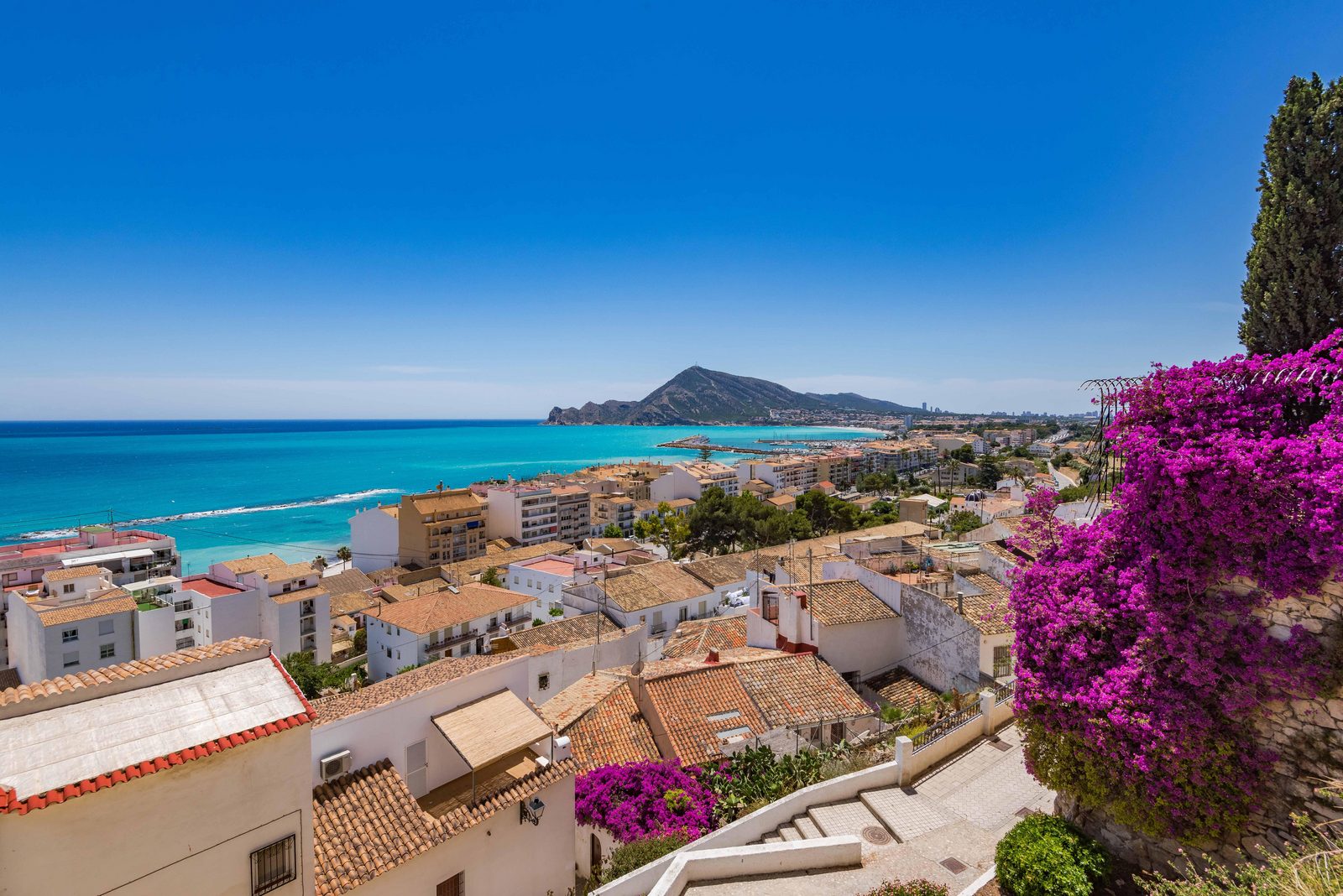 Uitzicht over de baai van Altea