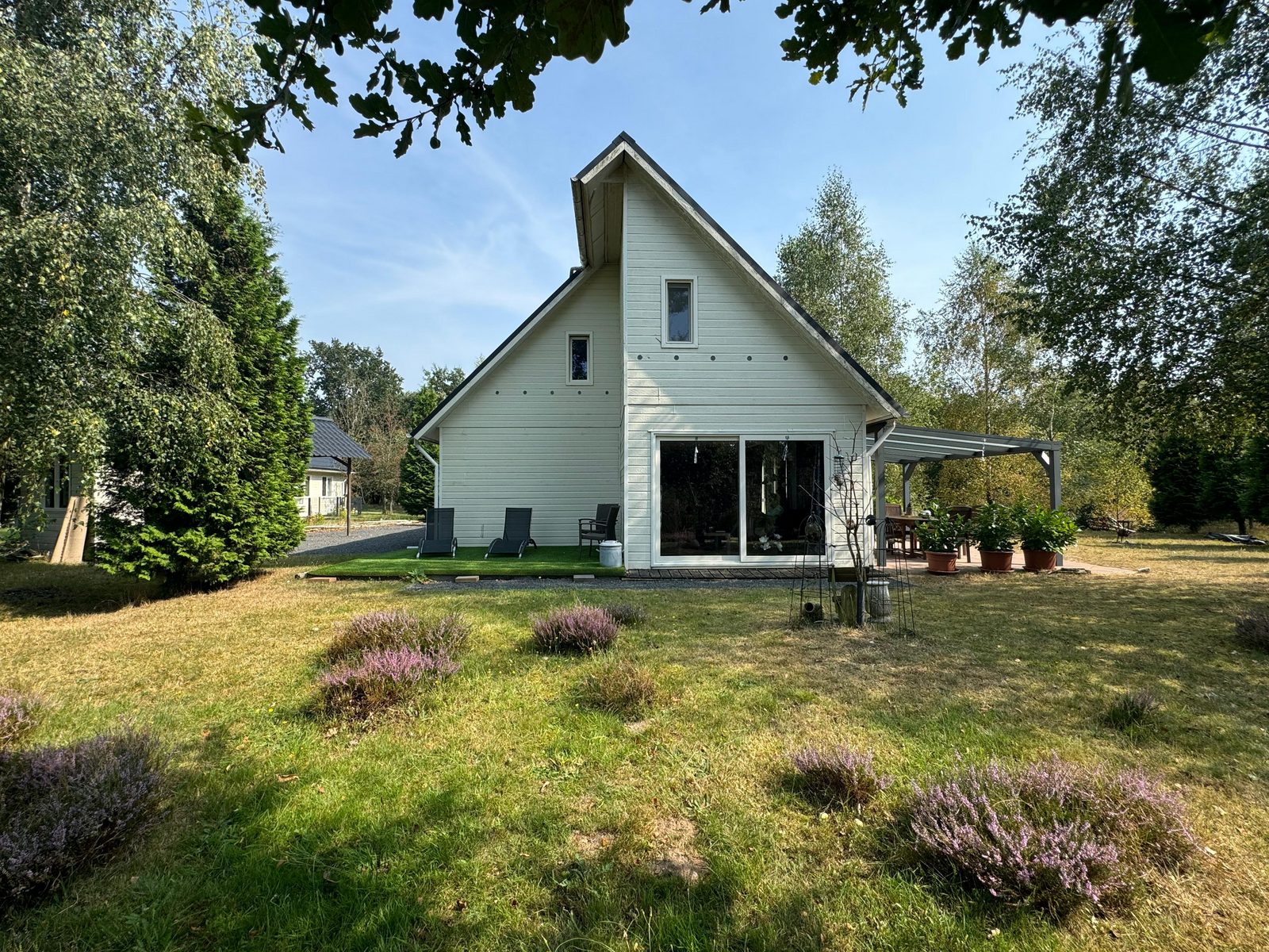 Vrijstaande Woning op Camping de Wilsumerberge met Vrij uitzicht!