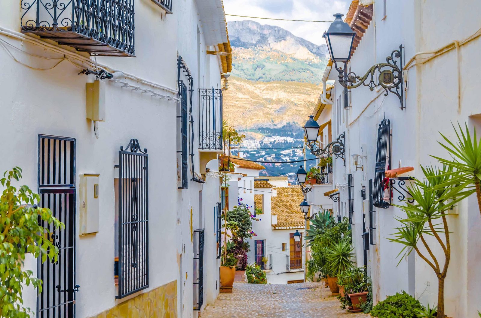 Narrow streets of Altea