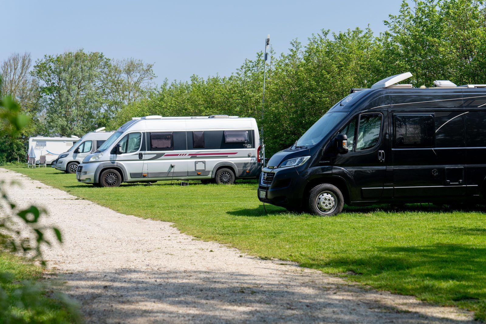 Wohnmobilstellplatz am Meer