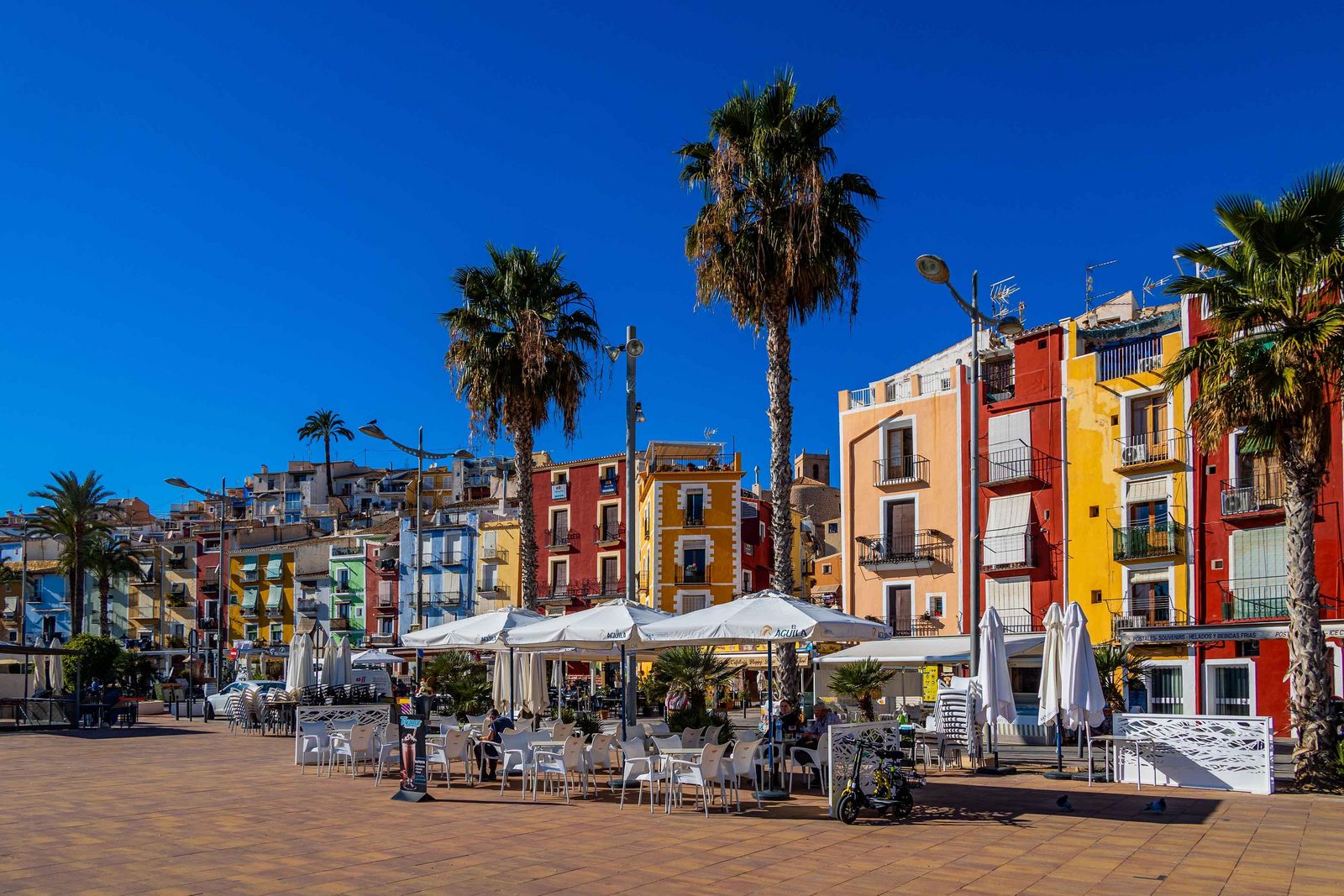 Colorful houses of Villajoyosa