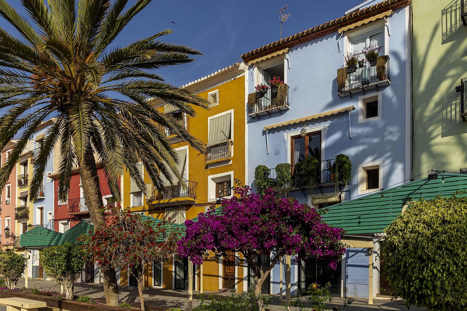 Colorful houses of Villajoyosa