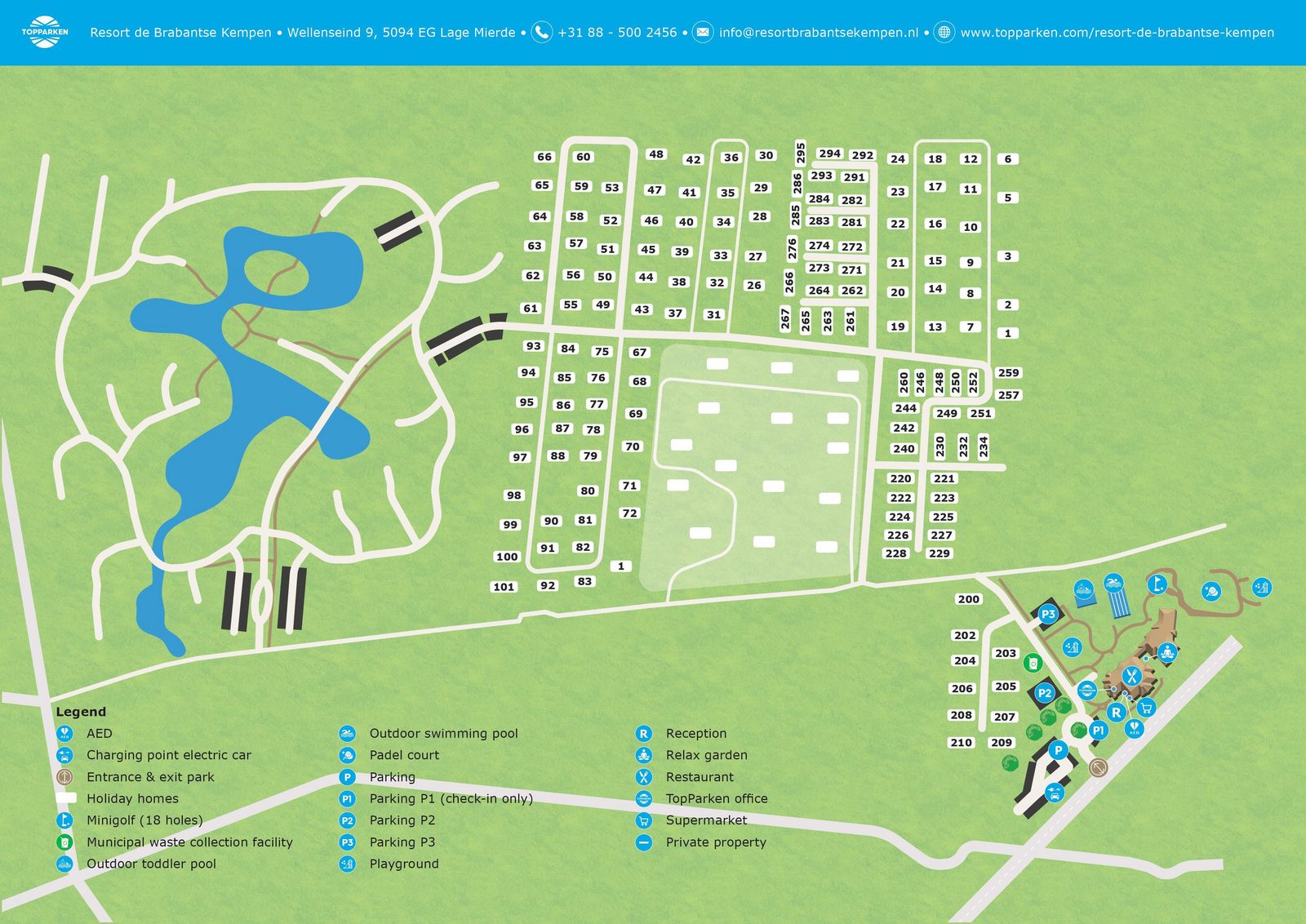 Map of Resort de Brabantse Kempen