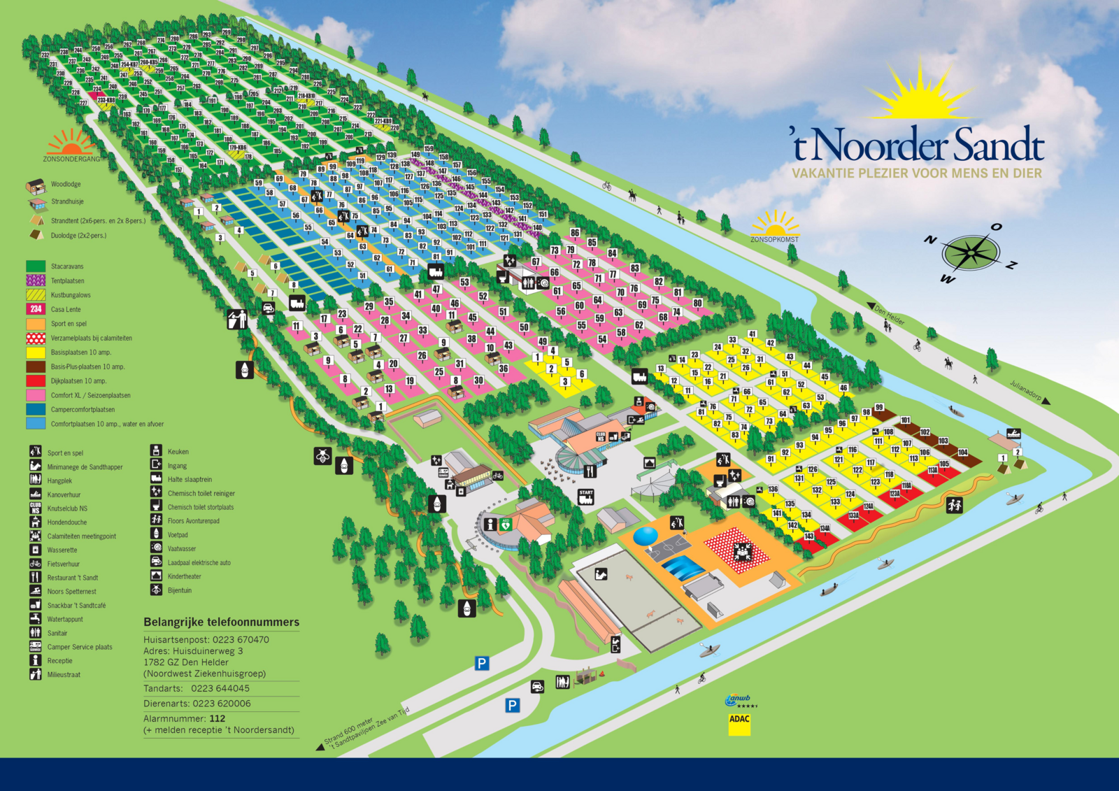 Plattegrond 't Noorder Sandt