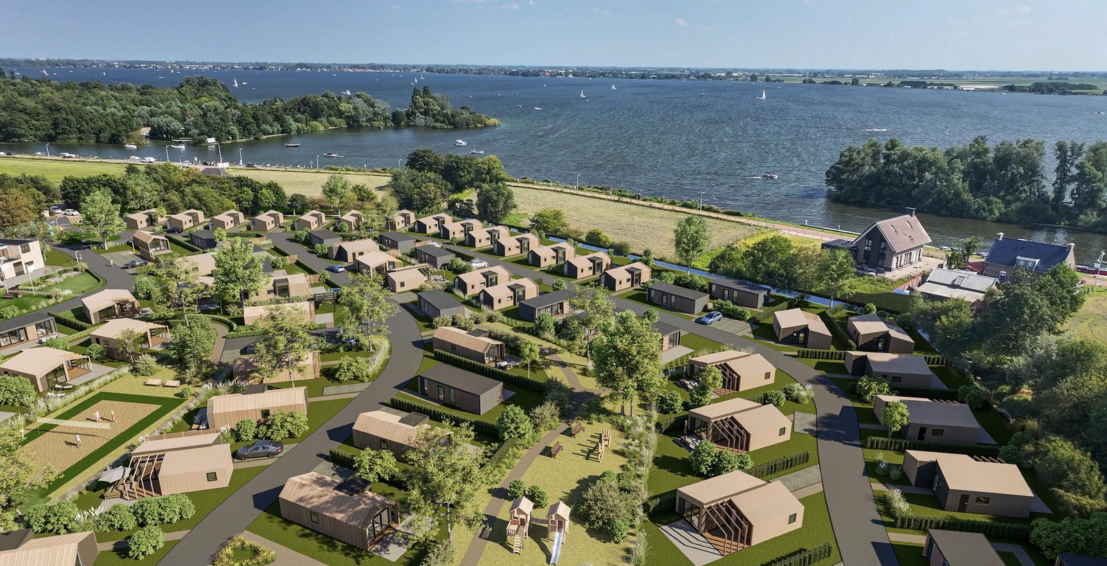 Ferienhaus am Wasser zu verkaufen