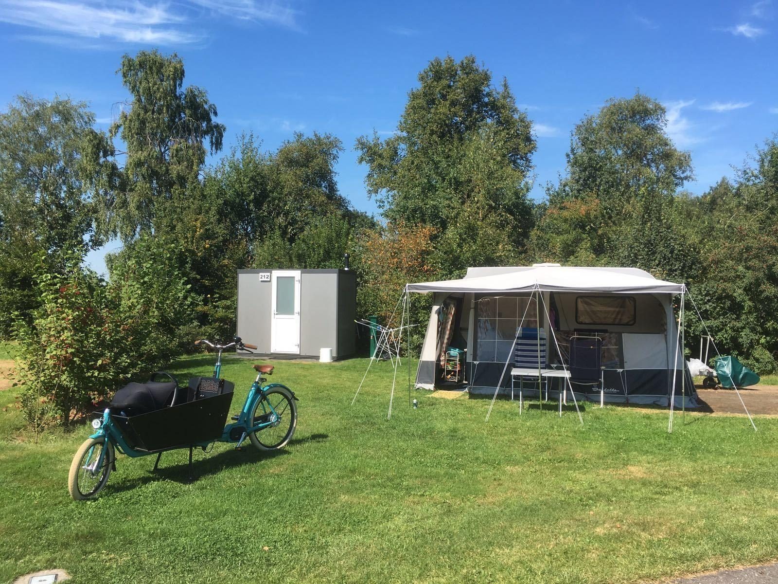 camping met privé sanitair 