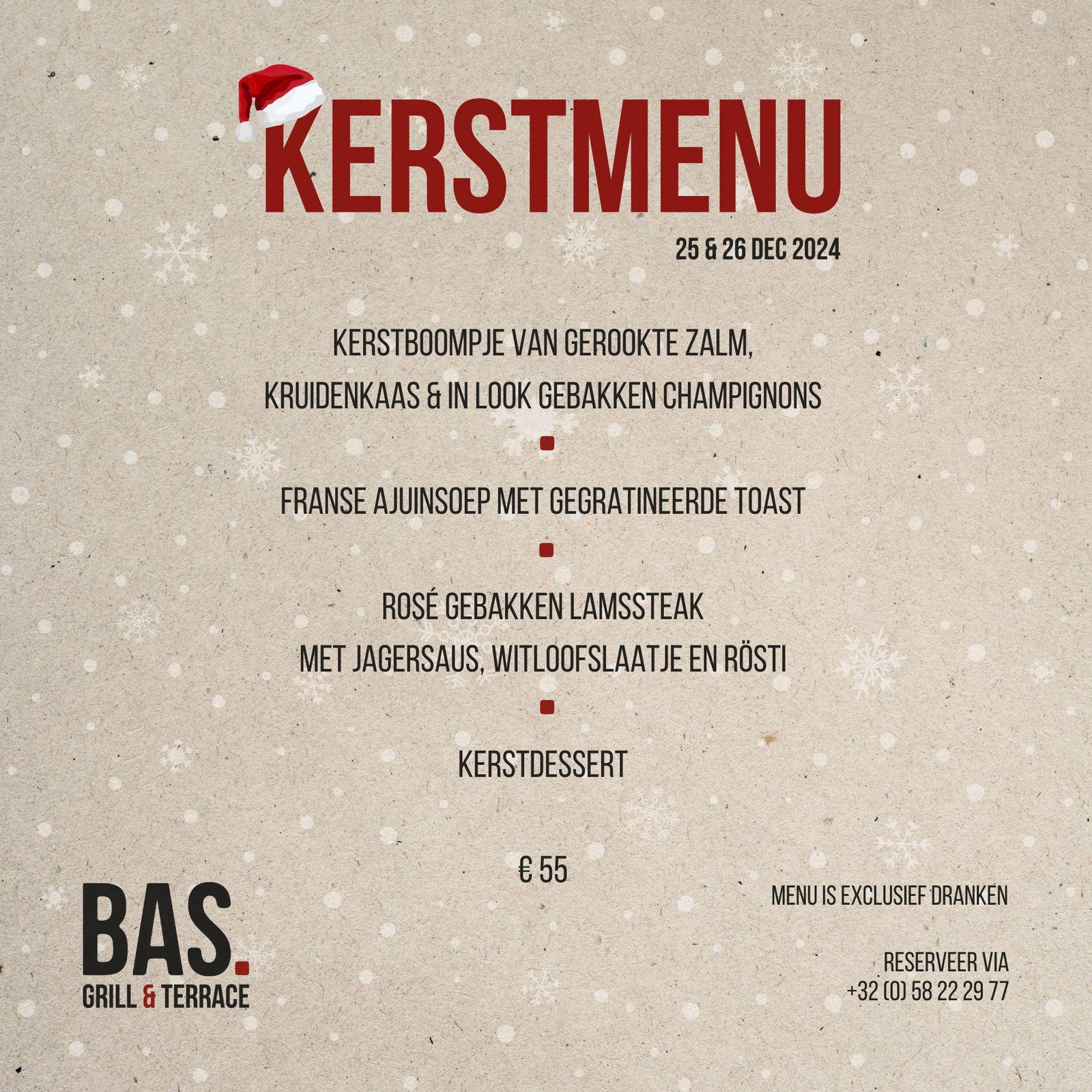 Kerstmenu