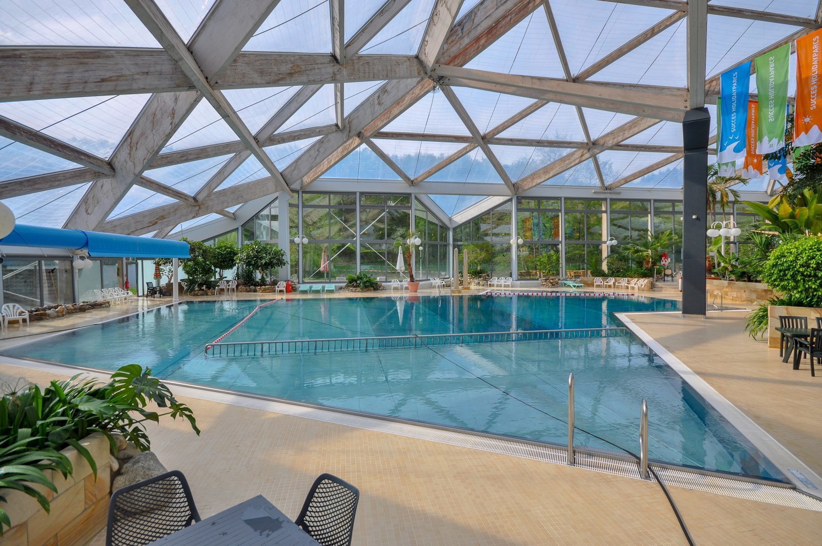 Vacation park in Germany with swimming pool
