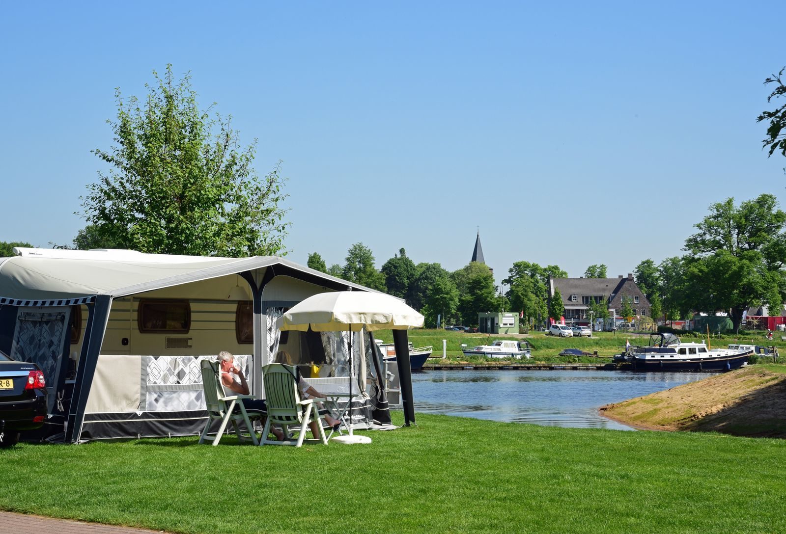 Campsite by the Vecht river