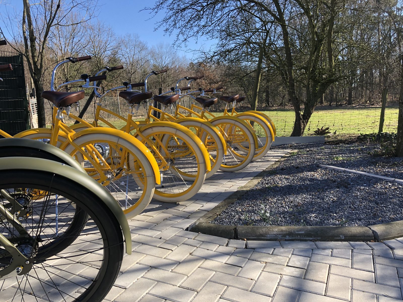 Radfahren auf den Yellow Bikes durch die Achterhoek