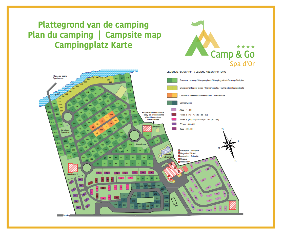 Plattegrond Spa d'Or
