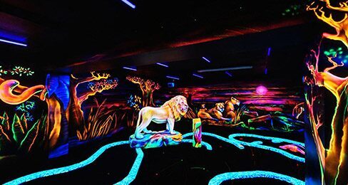 Goolfy Black Light Mini Golf