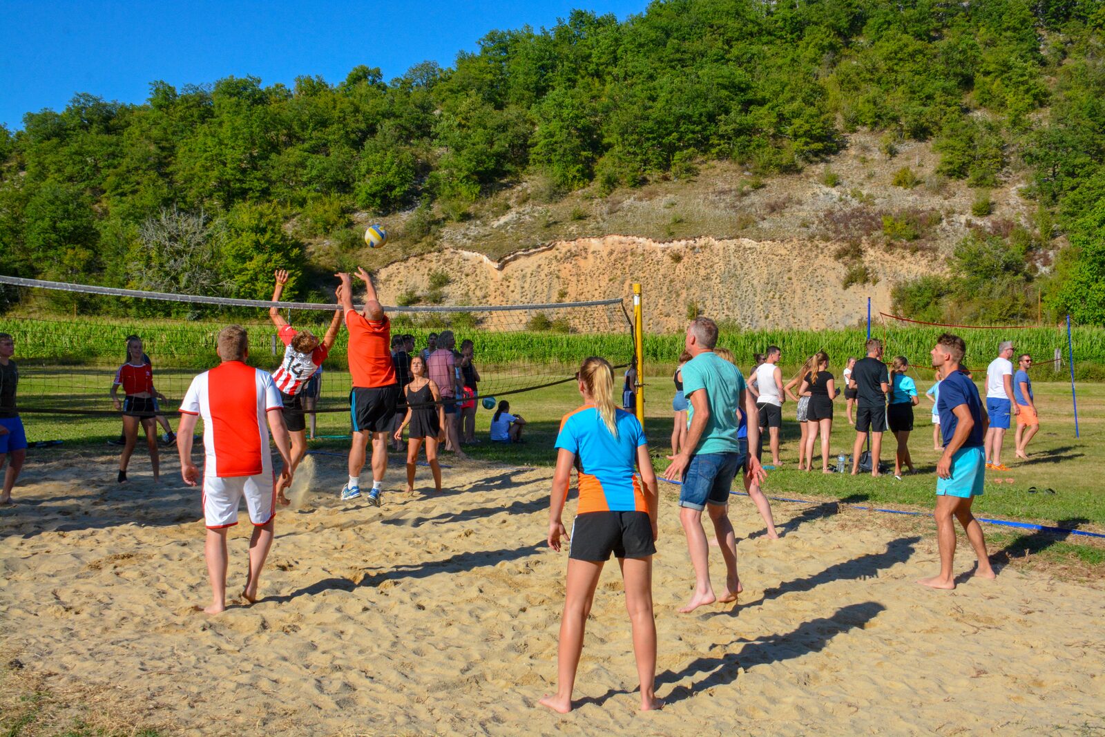 Volleyball tournament at La Draille Beter Uit holiday park