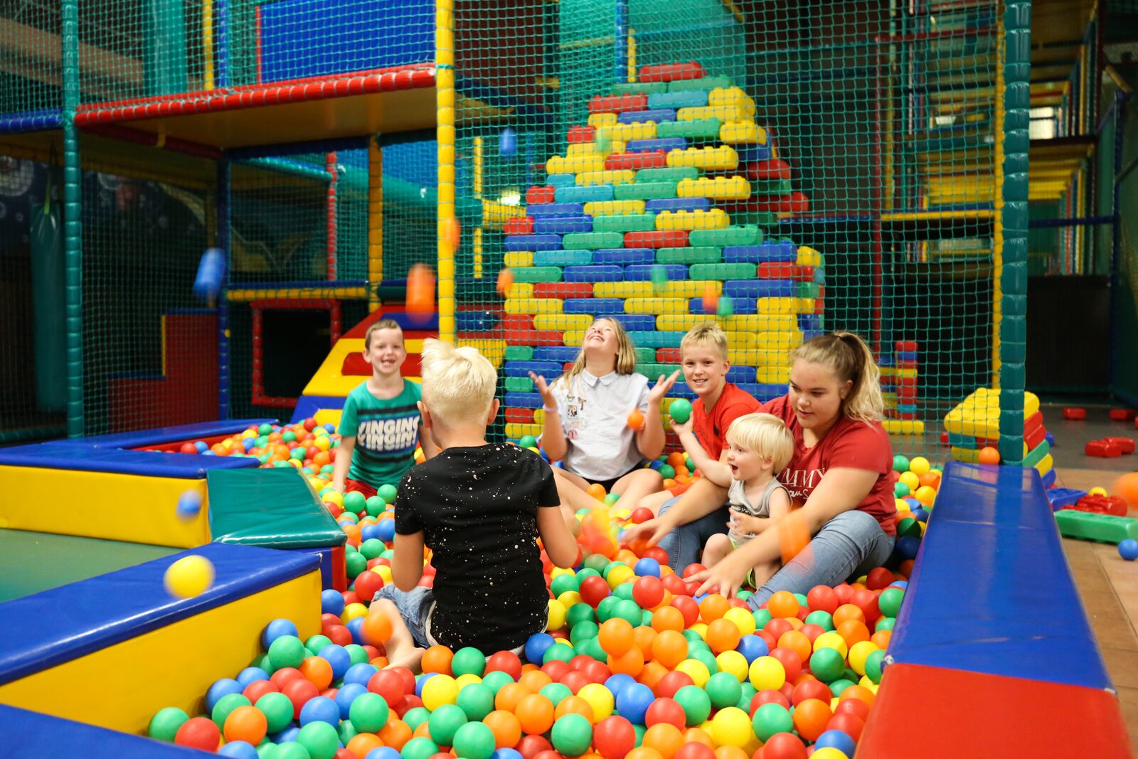 Camping featuring indoor playground