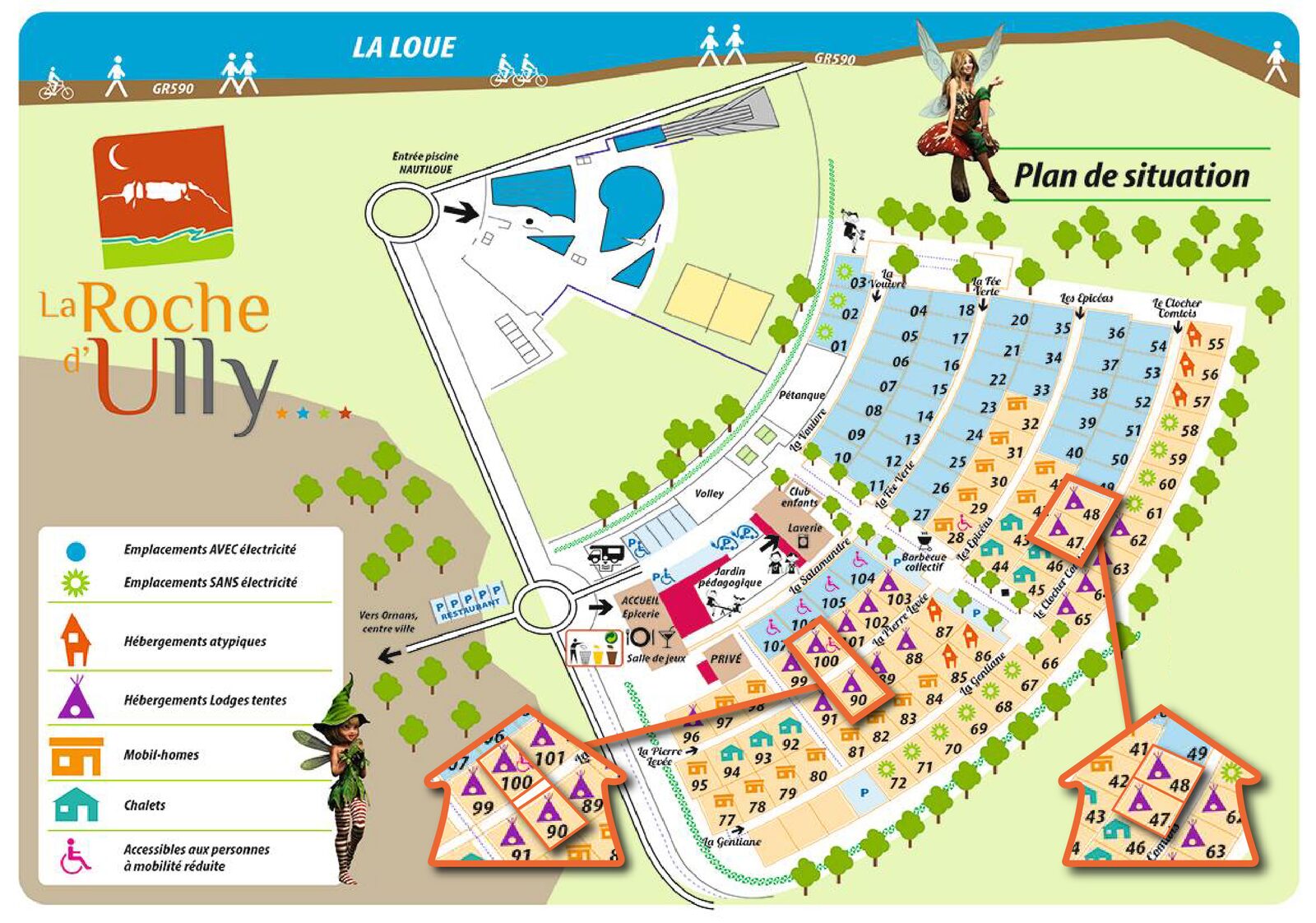 Map La Roche d'Ully