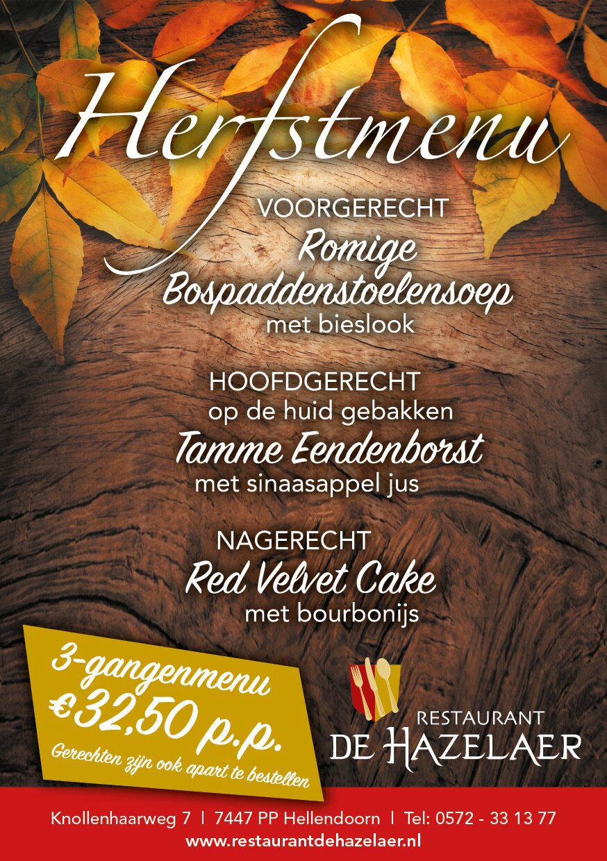 Herfstmenu