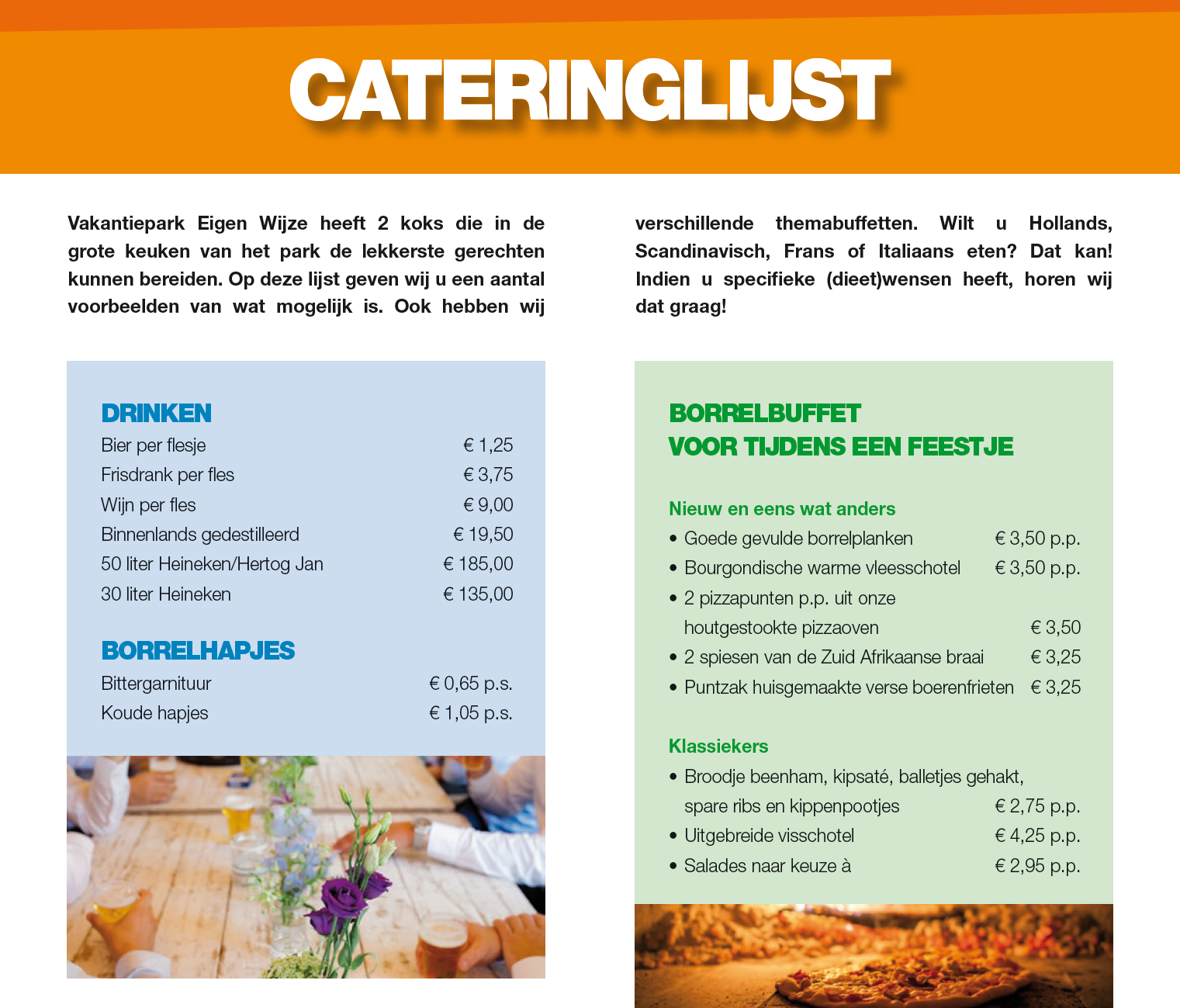 Cateringlijst