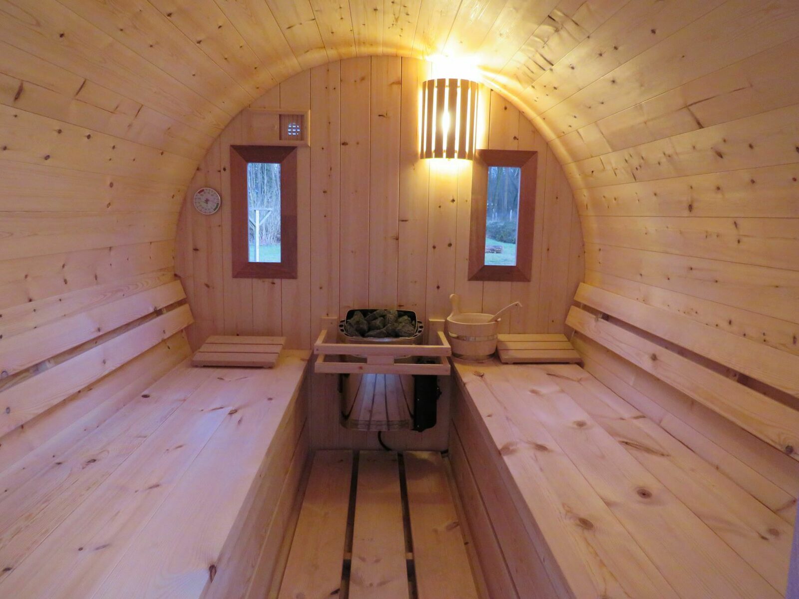 sauna van binnen
