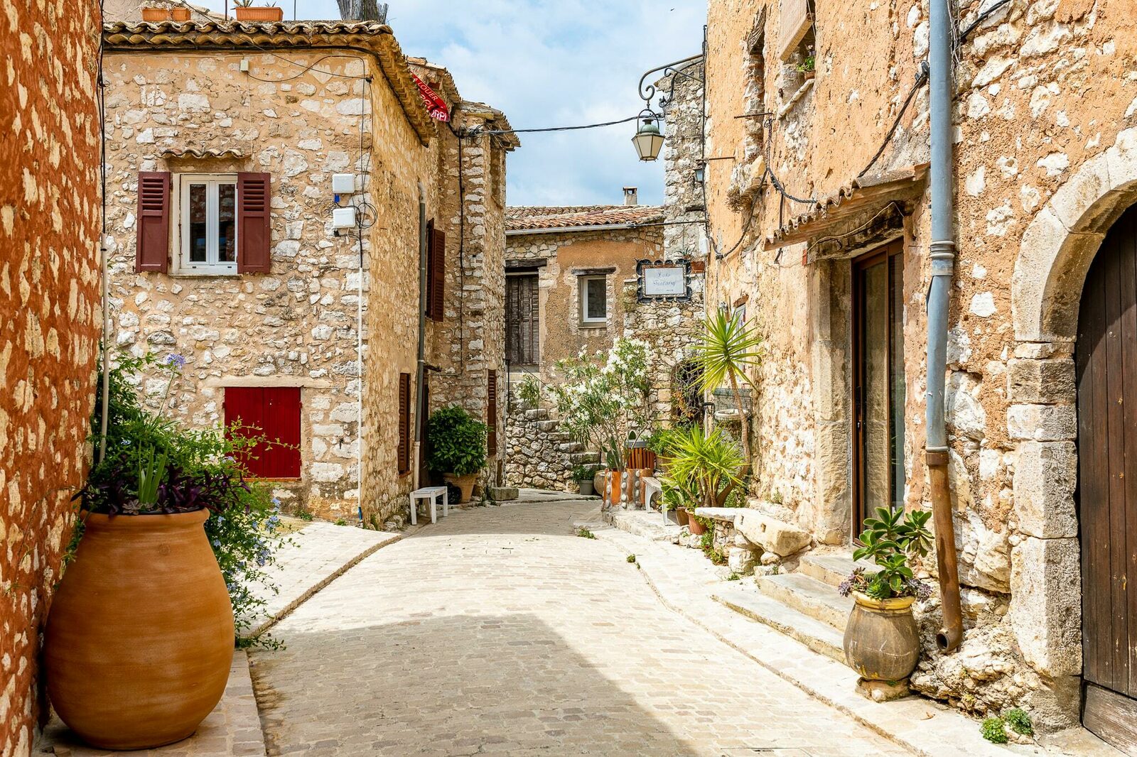Village de Vence dans l'arrière pays nicois de la Côte d'Azur