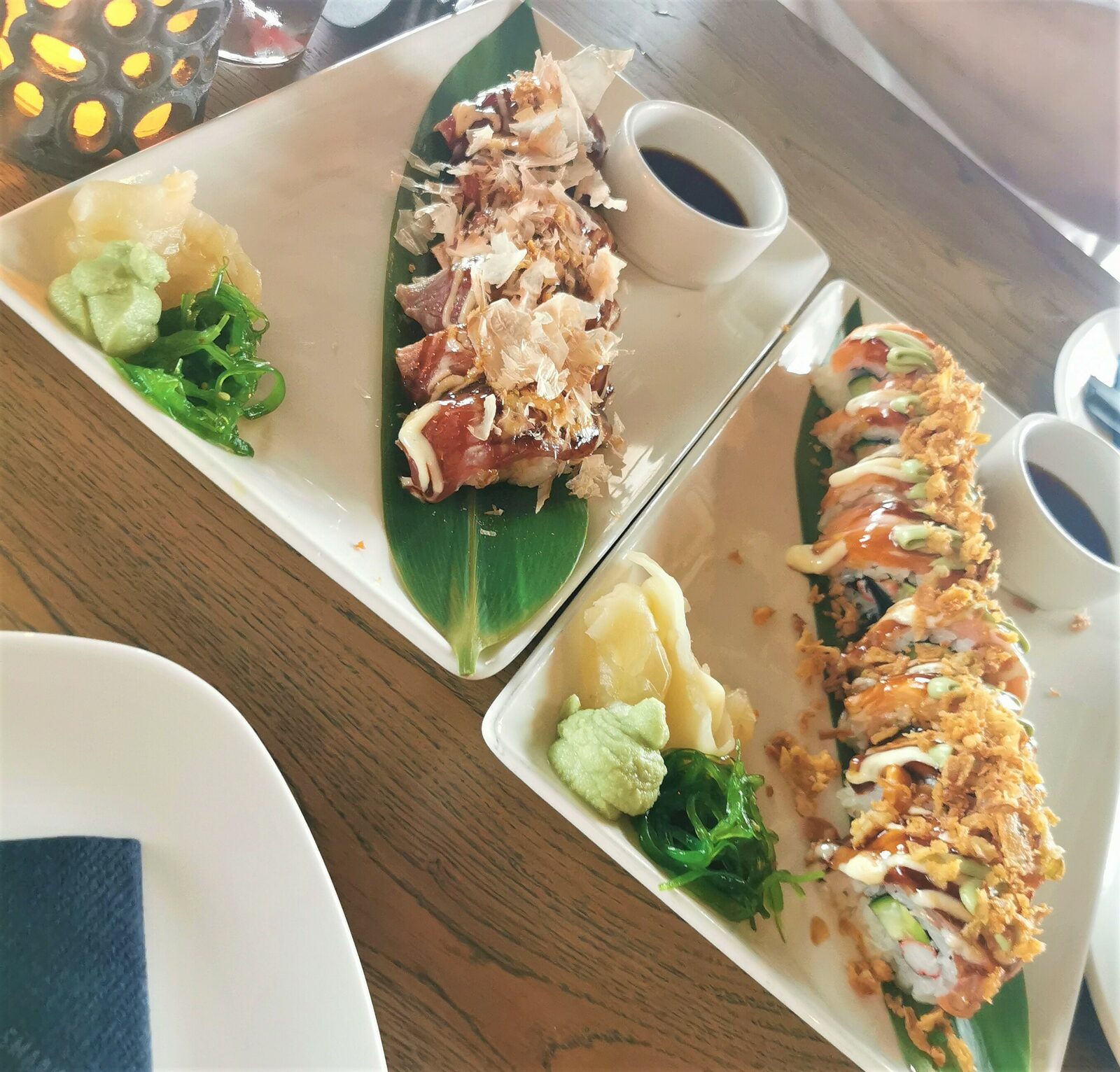 Sushi in restaurant 