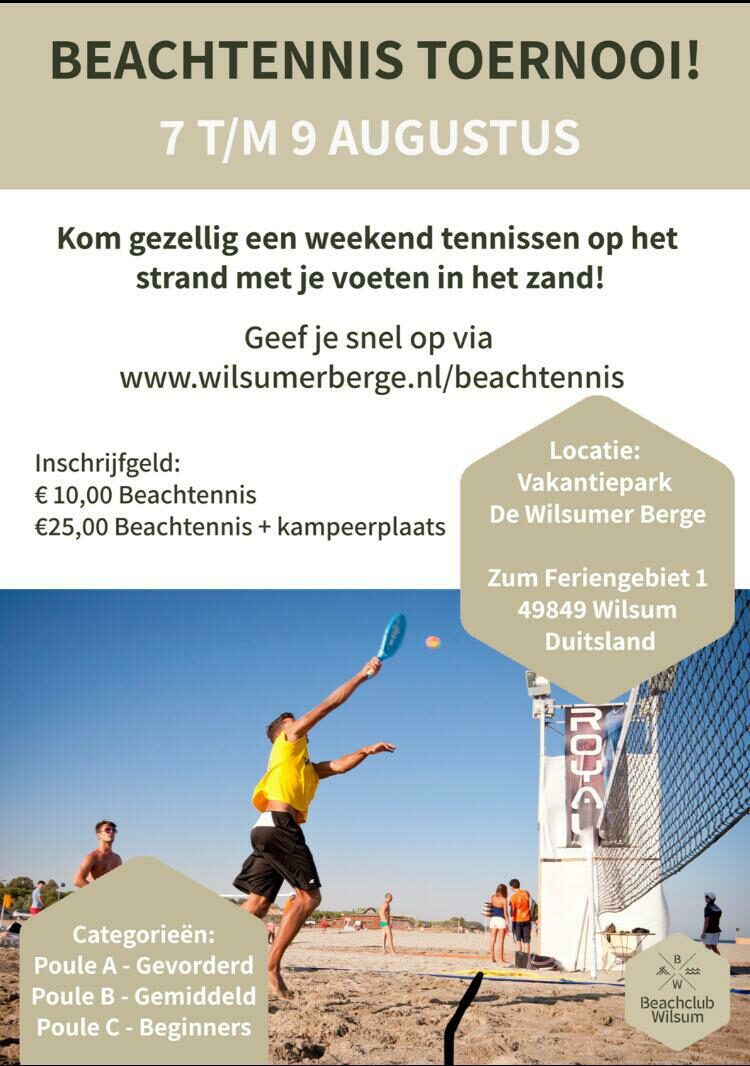 Beachtennis toernooi