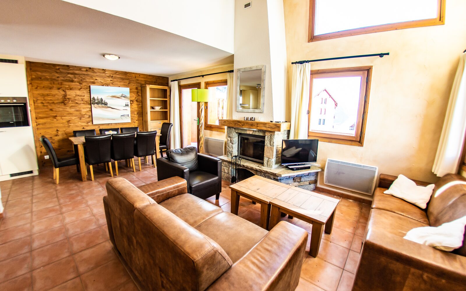 Chalet on the piste