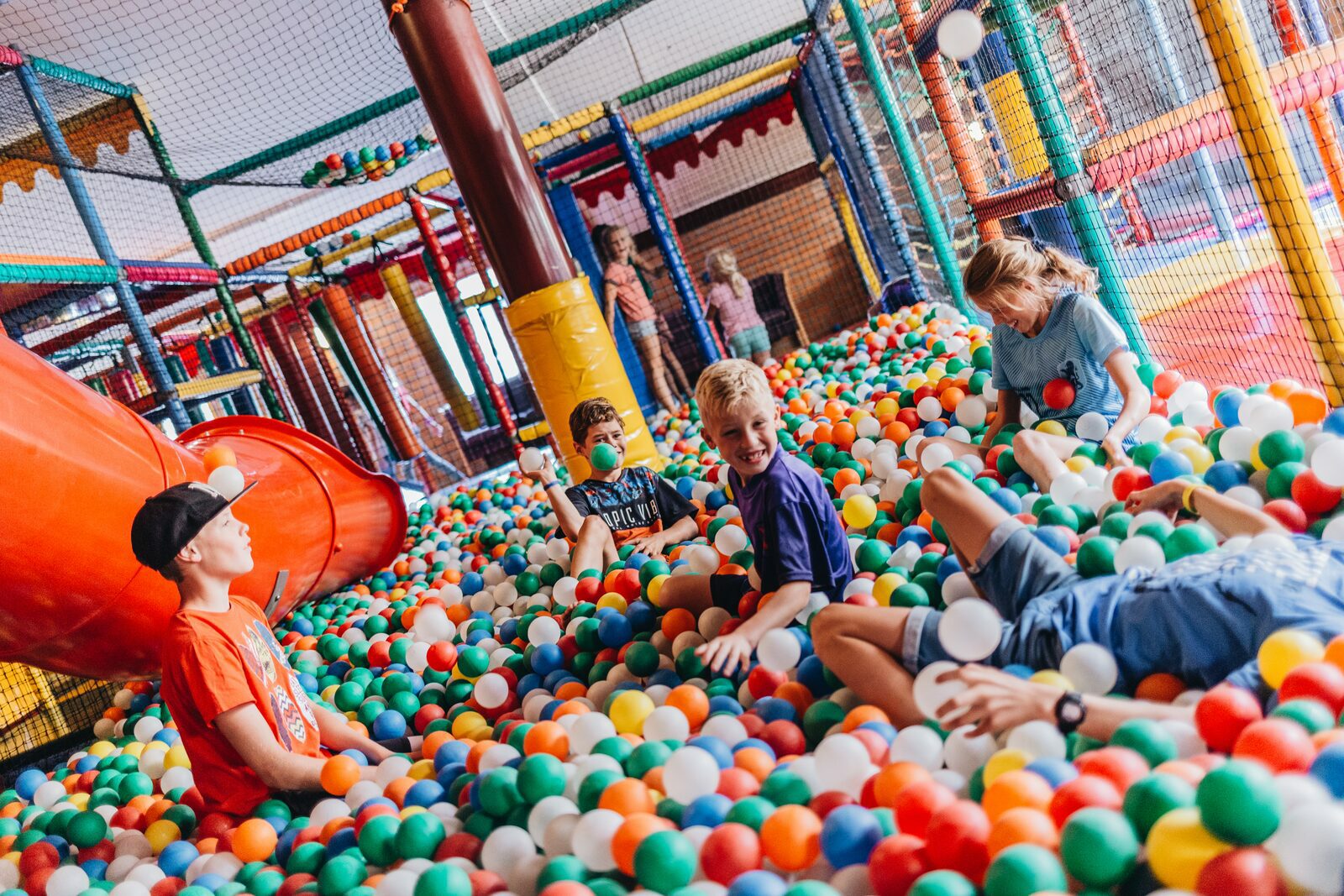 Camping featuring indoor playground
