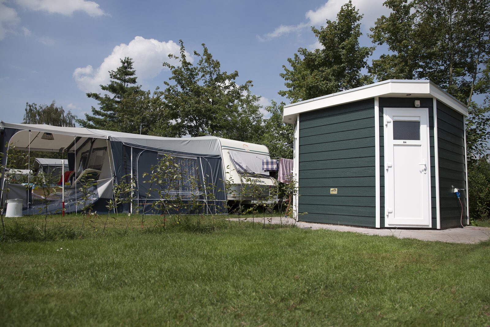 Camping met privé sanitair Twente 