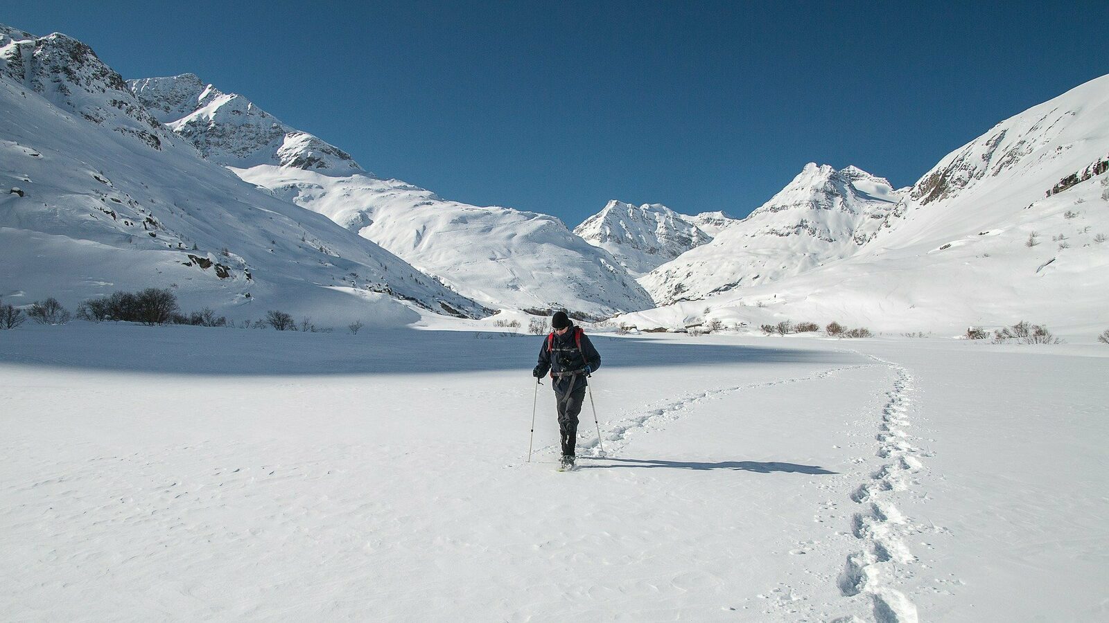 Randonnée dans la neige