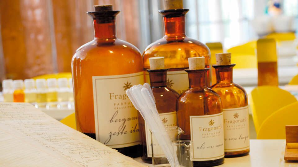 Les célèbres parfums Fragonard à Grasse